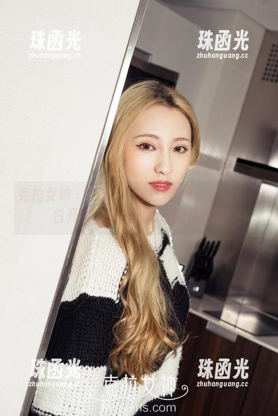 克拉女神 - 珊珊的原图：清纯得就像一杯白开水，直击我心底的那根弦