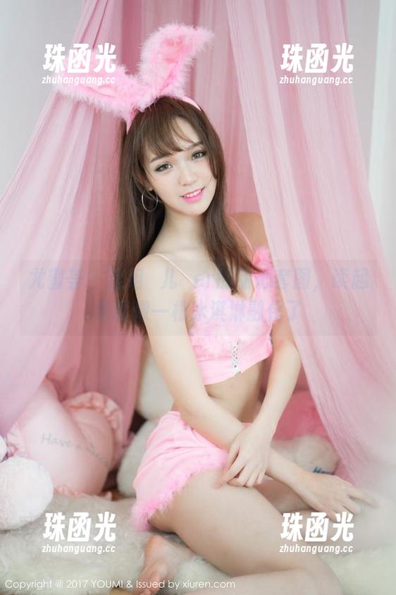 尤蜜荟 - 这组玥儿玥er的甜心套图，读起来就像一根冰淇淋融化了