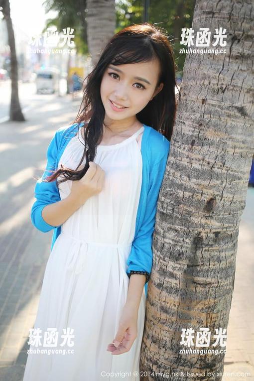 美媛馆-Ellie艾栗栗 美媛馆 - 不怕黑,怕的是Ellie艾栗栗黑白全套中的迷失!